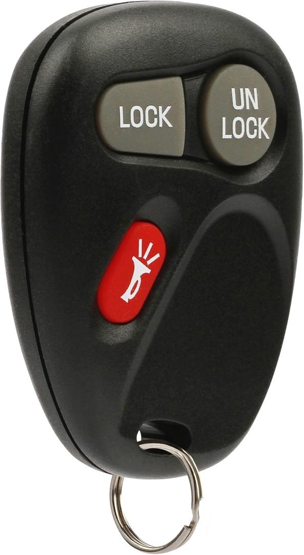 2001 2002 Key Fob Keyless Entry Remote fits Cadillac Escalade/Chevy Avalanche S10 Silverado Suburban Tahoe/GMC Sierra Sonoma Yukon, Pack of 2