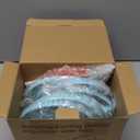 EsLuker.ly Earring Holder Organizer Rotating Stud Display Tree Rack with 342 U-Slots for Women Girls, Large Adjustable 6 Tier Plastic Storage Stand with Metal Tray for Pierced Hoop Post Earring, Blue