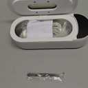 Ultrasonic Jewelry Cleaner, 48KHz Ultrasonic Cleaner Machine with Digital Timer, Dual Cleaning Modes, 304 Stainless Steel Tank for Jewelry, Eyeglasses, Rings, Retainers, Dentures (White)