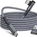 Basesailor for New iPhone 17 16 Air Pro Max Car Charger Cable 10FT with USB C Adapter,Right Angle 60W Type C Fast Charging Power Cord for Apple iPhone 17e 15 Plus,Carplay,iPad Air Mini,Samsung S26 S25 (Grey)