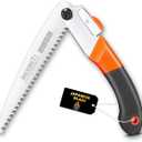REXBETI Folding Saw - 8 Inch Blade for Wood & Dry Wood Pruning, Compact Design, SK-5 Steel