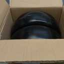 GICOOL Flat Free Lawn Mower Tire and Wheel with Bearing Bore 3/4" or 5/8", 13x5.00-6 Smooth Tread Tire, 3.25"-5.9" Centered Hub, 2 PCS