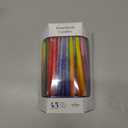 The Dreidel Company Dripless Deluxe Tapered Hanukkah Candles, Multicolored 3-Tone Pastel Decorations, 45 Menorah Candles for All 8 Nights of Chanukah 1-Hour Burn Time