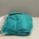 Amazon Basics 6 Piece Oversized Fade resistant Towel set, 100% Cotton towels for bathroom, soft and absorbent, 2 Bath Towels, 2 Hand Towels and 2 Washcloths bathroom towel set, Teal