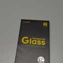 Lamicall Screen Protector for iPhone 15 Pro Max - [No White Edge] 2Pack, with Easy Mount Frame, Screen Protective Film, Anti-Fingerprint Protective Tempered Glass, Anti-Scratch, 9H