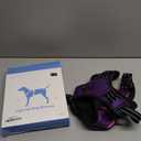 Light Up Dog Harness, No Pull LED Dog Harness with Handle, Rechargeable Lighted Safety Vest for Small Medium Large Dogs, Adjustable Soft Dog Lights for Night Walking (Purple-Pink)