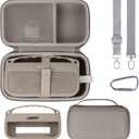 Storage Case Kits Compatible with Bose SoundLink Flex 2nd Gen/Bose SoundLink Flex Portable Speaker (Sandstone Silicone Cover + Hard Case)