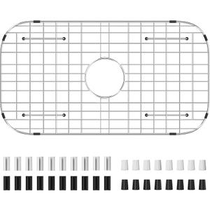 Stainless Steel Sink Protector Grid 26-1/16" x 14-1/16" (Centered Drain)