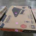 GoSports Full Size 8 ft x 4.2 ft Billiards Game Table - Foldable Design, Includes Full Set of Pool Balls, 2 Cue Sticks, Chalk, and Felt Brush - Black