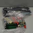 Christmas Train Set Electric Retro Steam Remote Control Christmas Train with Light and Sound 3 Carriage Simulation Set Gifts for Kids, No Battery