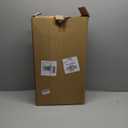 Snow Pusher Shovel for Driveway, Wide Snow Shovel for Car Garage, Sidewalks and Doorways, Professional Snow Pusher with Ergonomic D-Grip Handle Aluminum Strip, Orange