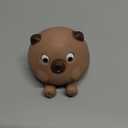 Gift Republic Dog Eye Pop Stress Toy, Brown