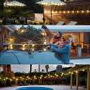 XMCOSY+ Smart Outdoor String Lights, 150Ft G40 Globe Patio Lights with 75 LED Bulbs, WiFi & APP Control, Work with Alexa, Extendable Waterproof Dimmable LED String Lights for Outside, Porch, Cafe