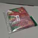 AVOIN colorlife Christmas Star Snowflake Red Christmas Tree Skirt 36 Inch, Fir Pine Spruce Winter Holiday Tree Mat Decoration