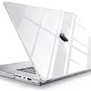 SUPCASE for MacBook Pro 16 Inch Case 2021-2024 Release (Unicorn Beetle Clear), M4/M3/M2/M1 Pro/Max Chip [Anti-Scratch] Slim Cover Accessories for MacBook Pro 16'' with Touch ID, Clear