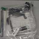 OZCO Ironwood 8x8 Post Band with Matching Hardware | Black Powder-Coated Galvanized Steel Clamp for Outdoor Wood Structures, 51787