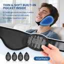 LotFancy Wisdom Teeth Ice Pack Head Wrap, Face Ice Pack for TMJ Jaw Toothache Pain Relief, with 4 Reusable Hot Cold Therapy Gel Packs, for Chin, Oral and Facial Surgery, for Kids, Teens, Petite Adults