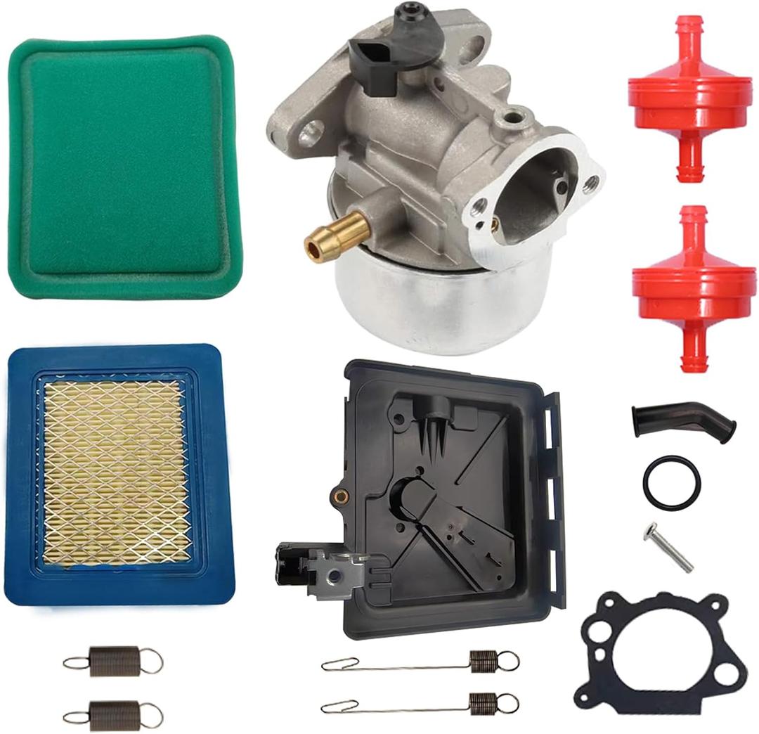 Carburetor Kit 799868 Replacement for Briggs 694202 693909 692648 499617 498170 497586 498254 497314, for Toro 16400 16401 20010 20020 20021 20022 20023 20030