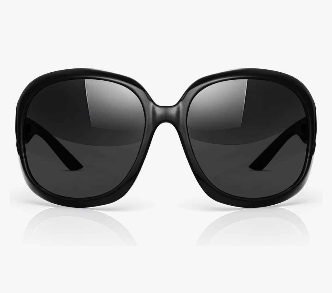 Miyya Bug Eye Oversized Polarized Sunglasses Womens, Trendy Retro Sun Glasses for Women 2024, Oversized UV Protection Shades