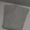 Twin Bed Skirt - Twin Size Bed Skirt 12 Inch Drop with Split Corners, Pleated Waffle Weave Bed Skirt, Tailored Dust Easy Fit, Machine Washable (Grey, Twin - 12" Drop)