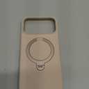 TORRAS Ostand Q3 Silicone for iPhone 17 Pro Max Case, Fit for MagSafe, 360 Spin Kickstand Holder, Soft Liquid Silicone Cozy Grip, Camera Control, Protective Case for iPhone 17 Pro Max, Dune Beige