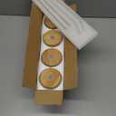 DWTS DANWEITESI Glass Cups with Lids and Straws 4 pcs,16oz Drinking Glasses Set for Coffee Bar Accessories,Iced Coffee Cups with Lids,Matcha Cup Glass Tumbler Reusable for Gifts (Blank Transparent Color)