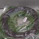 24 Inch Lighted Christmas Wreath for Front Door，Norfolk Pine Green Prelit Christmas Wreaths, Real Touch Wreath for Home Decorations Xmas Indoor Outdoor Decor (Green)