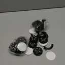 12PCS Self Adhesive Caster Wheels with Brake Pads, 360 Degree Free Roll Swivel Wheels Appliance Rollers, Load Capacity 40LBS Per Wheel,Heavy Duty Furniture Casters for Appliances Bookcase Furniture