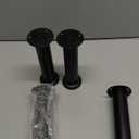 Wlrrcwdttc 4 Pcs Adjustable Bed Center Support Legs 7.08-12.2 inch for Bed Frame/Bed Center Slat, Metal Adjustable Furniture Legs for Bed/Cabinet/Sofa/Dresser/Couch/Table, Heavy Bed Legs Replacement (Black)