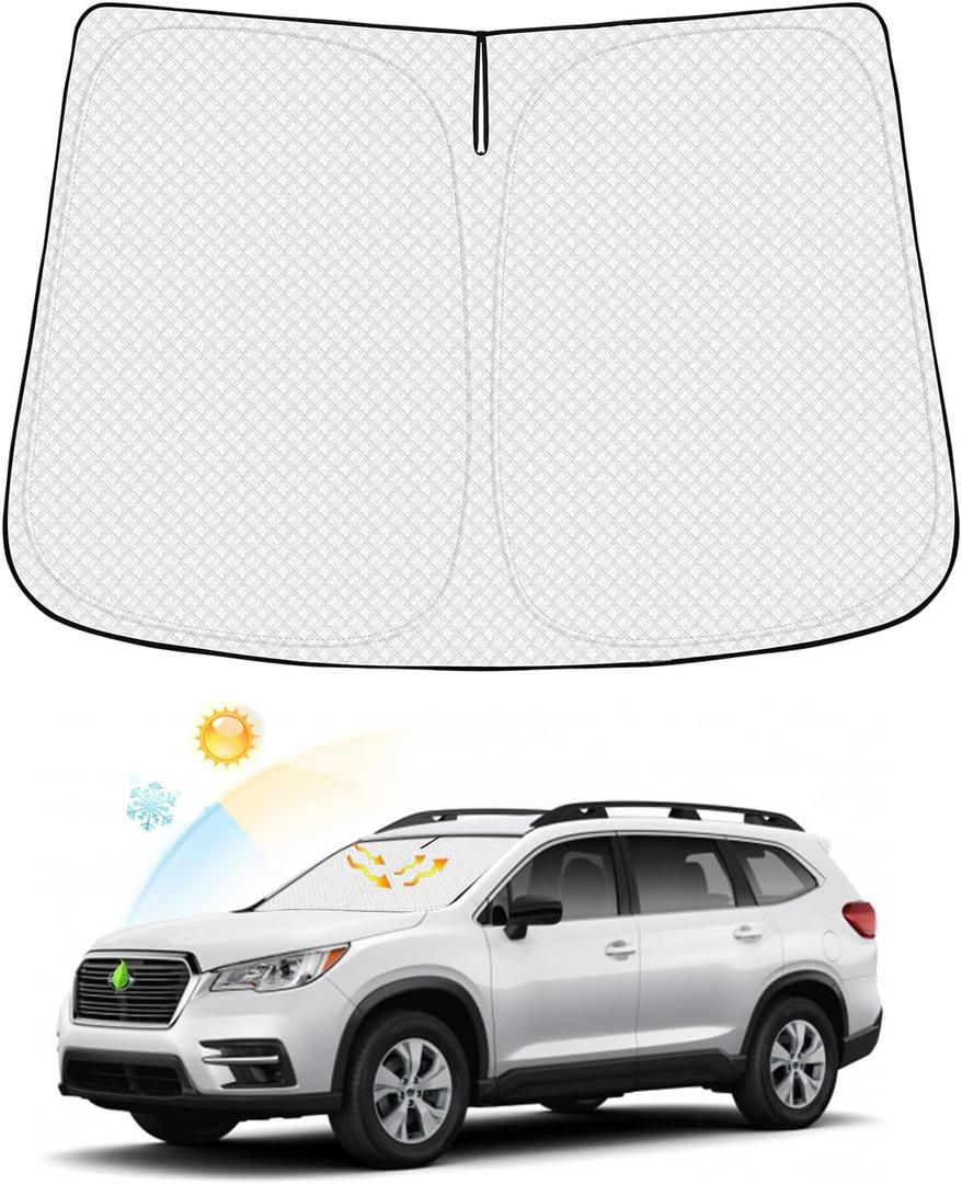 Windshield Sun Shade for Subaru Outback 2020-2024 2025 Accessories Thicken 6-Layer Foldable Front Window Sunshade Cover Sun Visor Protector Block UV Rays Keep Vehicle Cool Windshield Sun Shade for Subaru Outback 2020-2024 2025 Accessories Thicken 6-Layer Foldable Front Window Sunshade Cover Sun Visor Protector Block UV Rays Keep Vehicle Cool
