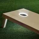 GoSports Cornhole Light Up LED Ring Kit 2pc Set - Red, White or Blue - Compatible with All Cornhole Games