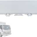 Front Panel Compatible with Isuzu NPR/NQR/NRR 2008 2009 2010 2011 2012 2013 2014 2015 2016 2017 2018 2019 2020 2021 2022 2023 Replace 98049316 Steel White