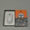 Darmoshark M3microPRO Mini Wireless Gaming Mouse,Tri-Mode 2.4G/USB-C/Bluetooth Mouse Up to 30000DPI,PAW3950 Optical Sensor Lightweight 43g,5 programmable Button,Computer Mouse for PC,Mac(White)