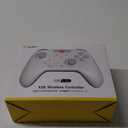 EasySMX X05 Wireless Controller for PC/Android/Steam Deck- Bluetooth Controller Gamepad with Hall Effect Joysticks and Trigger,Turbo,Rumble Vibration and RGB Lighting (white)