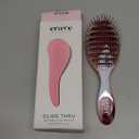 Crave Naturals Glide Thru Detangling Brush For Natural, Curly, Straight, Wet or Dry Hair - Gentle Detangler Brush Styling Tool for Adults, Kids, Toddlers and Little Girls - 7.5 x 3 in, Pink (1 Pack (Large))