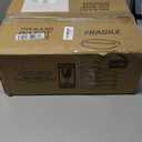 VERONES 10 Pack 22 OZ Glass Meal Prep Containers, Airtight Glass Lunch Containers Set, Glass Food Storage Containers with Lids, Exclusive of BPA, for Microwave, Oven, Freezer & Dishwasher Friendly, Grey