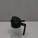 TrendPlain 16oz/470ml Glass Olive Oil Sprayer for Cooking – 2 in 1 Olive Oil Dispenser Bottle for Kitchen Gadgets and Air Fryer Accessories, Salad, BBQ - Black