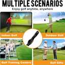 2 x Golf Grip Trainer - Correct Hand Position on Golf Club, Improve Swing Technique & Grip Strength, Lightweight Ergonomic Golf Training Aid for All Skill Levels