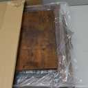 DWANTON Dog Crate Furniture with Cushion, Wooden Kennel Table with Double Doors, Indoor Dog House, Small/Medium/Large/Extra Large Size, 27.2" L, Rustic Brown