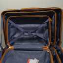 Coolife Luggage 3 Piece Set Suitcase Spinner Hardshell Lightweight TSA Lock (20in24in28in, apricot black)