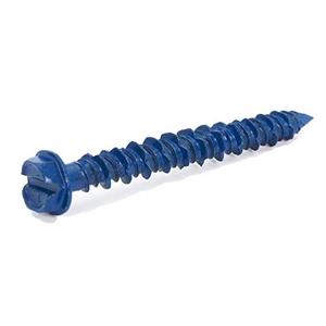 CONFAST 3/16" x 1-3/4" Hex Head Concrete Screw Anchor with Drill Bit for Anchoring to Masonry, Block or Brick (100 per Box)