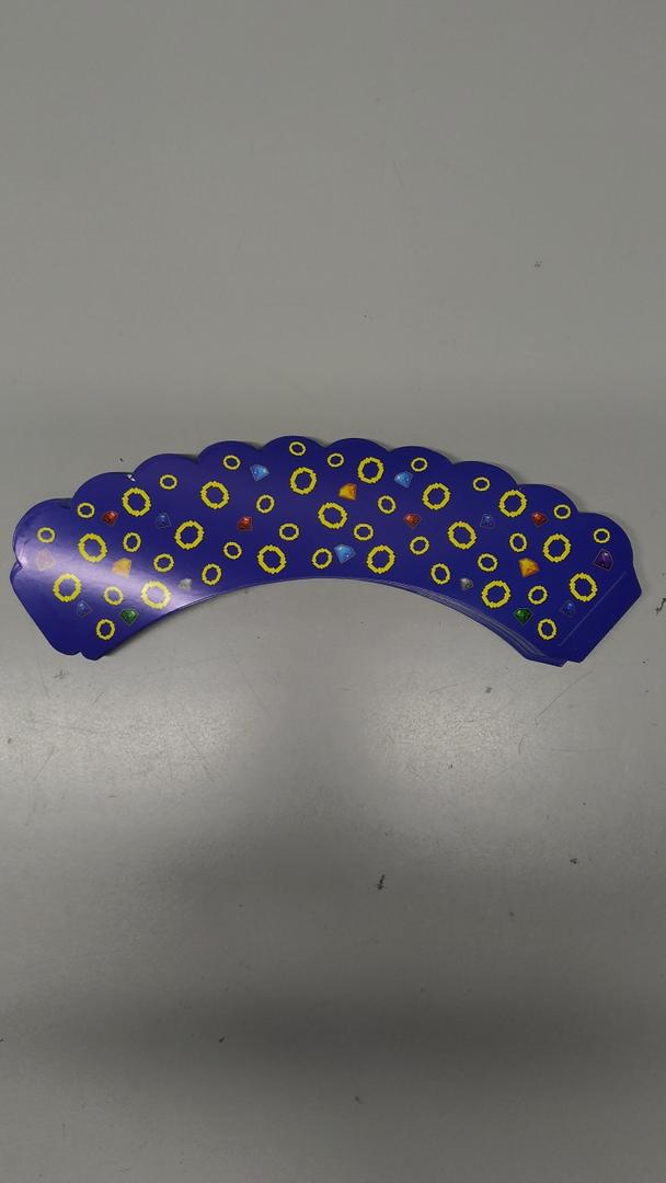 48 pcs Video Game Cupcake Wrappers Blue