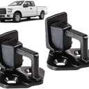 9L3Z-1522008-A 2PCs Door Lock Striker Pin Left Right Front Compatible With 1999-2016 Ford F-150 F-250 F-350 Super Duty F-450 F-550 Single Cab Or Crew Cab Latch Mechani Replaces 9L3Z1522008A