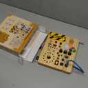 Konijiwa Busy Board, Montessori Toys for 1-3 Years Old Boys & Girls, Sensory Toys for Kids with Autism, Toddlers Learning Activity for Early Development (Busy Board v5)