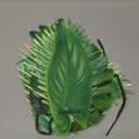 Tropical Palm Leaf Garland Party Decorations, Length 2.6M, 8.5 FT, Green