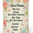 Friend Blanket, Soft Fuzzy Warm Lightweight Flannel Throw Blanket with Floral Frame, Ideal for Couch, Bed, Decor, Travel & Outdoor Use, for Adults Women 6050 in