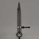 ZLKSKER 8 inch Professional Spring Wing Divider/Scriber with Pencil Holder, All Metal Leather Work, Woodworking Compass