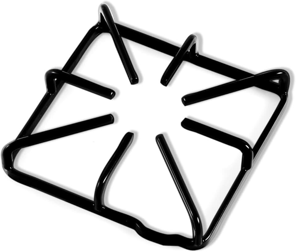 Allstare WB31K10016 WB31K10015 Grate Replacement Parts For GE Burner Grate Kenmore Hotpoint Stove Parts General Electric Gas Range Parts Stove Surface Top Grate Metal Steel Rack 1 Pack 9×9inch