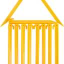 MUDOR 12 Inch Plastic Tent Stakes -12 pcs Heavy Duty and Durable Tent Pegs Spike Hook for Campings Outdoor Sand Beach, Sturdy Canopy Stakes Accessories, Garden Lawn Stakes