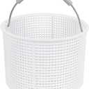 2026 New Model White SPX1082CA 7" Pool Skimmer Basket Replacement for Hayward SP1082/SP1083/SP1084/SP1085/SP1086/SP1075 Series & Aladdin B-152 Skimmers, 316 Stainless Steel Handle with Rubber Grip